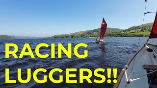 Racing Drascombe Luggers [upl. by Ydarb312]