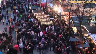 Weihnachtsmarkt Duisburg am verkaufsoffenen Sonntag 30112014 Teil 1 [upl. by Wilburt]