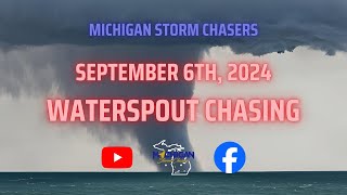 Waterspouts amp Chill  Radar amp Waterspout Chasing September 6th 2024 [upl. by Ellehc]