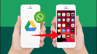 2 façons Comment restaurer la sauvegarde Whatsapp de Google Drive vers iPhone 151413 [upl. by Siravart]