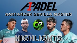 TOLITO amp ALFONSO VS ARCE amp DAL BIANCO  FINAL  A1PADEL SANTANDER SEVILLA MASTER  HIGHLIGHTS [upl. by Wolfie]