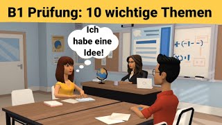 Mündliche Prüfung deutsch B1  Gemeinsam etwas planenDialog  10 wichtige Themen  sprechen Teil 3 [upl. by Perr944]