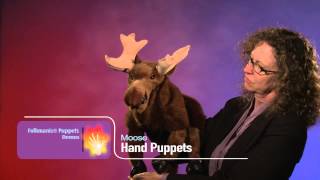 Folkmanis® Moose Puppet Demo  Retired [upl. by Abie395]