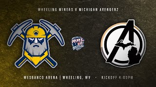 AAL2  Wheeling Miners VS Michigan Avengerz  Week 5 [upl. by Renrag]