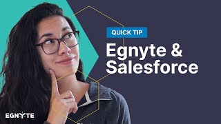 Egnyte and Salesforce [upl. by Asiulairam]