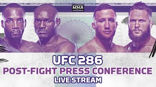 UFC 286 Edwards vs Usman 3 PostFight Press Conference  MMA Fighting [upl. by Millford]