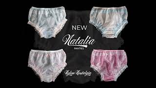 Introducing the new Natalia frilly nylon knickers from Nylon Nostalgia [upl. by Eleanora]