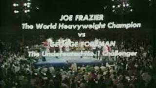 George Foreman vs Joe Frazier I [upl. by Nations537]