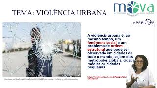 AULA DE SOCIOLOGIA  VIOLÊNCIA URBANA [upl. by Anoirtac225]