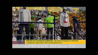 Discours historique du président le maréchal IDRISS DEBY Itno au stade ouya [upl. by Harri]