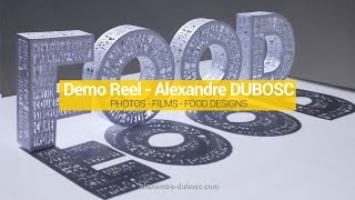 FOOD  DEMO REEL  Alexandre DUBOSC [upl. by Aivatahs]