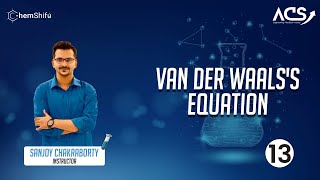 পরিবেশ রসায়ন ১৩  Van Der Waalss Equation [upl. by Helmut306]