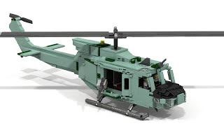 Lego UH1 HUEY  Iroquois [upl. by Rianon]