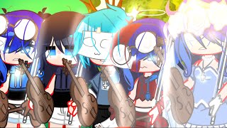 🖤⛓ Roundtable Rival ⛓🖤  meme  funneh’s Aus  ft itsfunneh krew [upl. by Simdars]