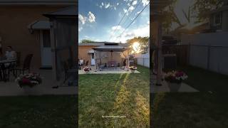 Backyard Design Ideas  DIY Patio Cover  Outdoor Living Space Ideas shorts backyard gazebo [upl. by Scevo]