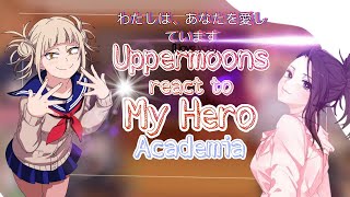 Uppermoons  Muzan react to My Hero Academia  僕のヒーローアカデミア [upl. by Siberson872]