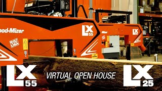 LX25 and LX55 Portable Sawmill Virtual Open House  WoodMizer [upl. by Amsirp]