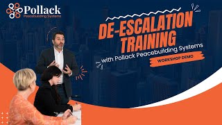 DeEscalation Skills Training Workshop Demo  Customer Service Training  Pollack Peacebuilding Demo [upl. by Latyrc]