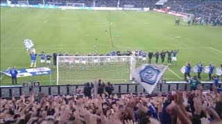 Königsblauer S04 Song  Schalke Hoffenheim  mit Verabschiedung  1080p [upl. by Hedges]