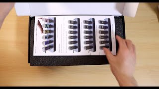 NovelLife Tube Clock Kit Unboxing Video [upl. by Steck631]