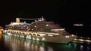 Costa Firenze Cruise Ship in Port of Civitavecchia [upl. by Ansela]