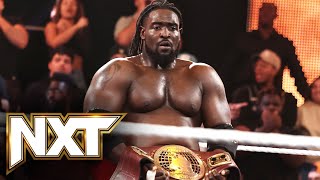 Oba Femi breaks out with North American Title cashin NXT highlights Jan 9 2024 [upl. by Mcfadden951]