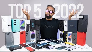 Top 5 BEST Smartphones of 2022 [upl. by Anatola]