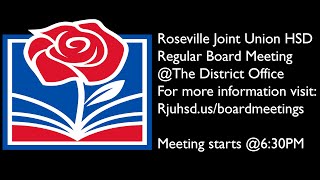 RJUHSD Board Meeting  The District Office January 9th 2024 [upl. by Sheffield]