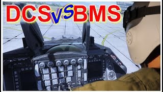 F16 BMS 434 vs F16 DCS RAMP START TRACK IR [upl. by Gehman590]