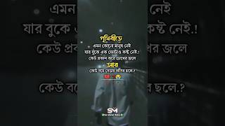 কেউ প্রকাশ করে চোখের জলে💔🥀sad status sadstatus shayari coversong fyp whatsappstatus [upl. by Lexine32]