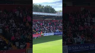 Barnsley fans at Stevenage awaydays stevenage barnsleyfc football stevenagefc barnsley [upl. by Anan136]