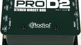 Radial Pro D2 Passive Stereo Direct Box  REVIEW [upl. by Ahar]