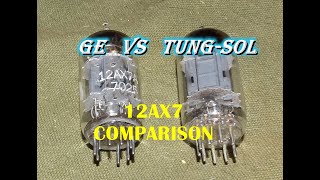 GE 7025 12AX7 vs TUNG SOL 12AX7 Vintage Tube Comparison You make the call [upl. by Barnet]