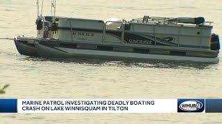 Tilton man killed in boating crash on Lake Winnisquam [upl. by Aleacim]