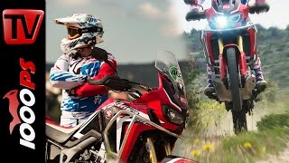 Honda Africa Twin 2016  Dauertest  Praxiseinsatz im Gelände  KRKA Enduro Raid  Doppelsieg [upl. by Salome]