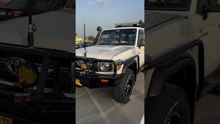 Beautiful Land Cruiser 70 series at bahria car show [upl. by Attirehs379]