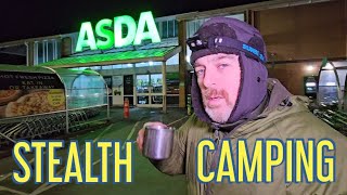 ASDA SUPERMARKET STEALTH CAMP  Shouting quothere matequot from the bushes at everyone walking past [upl. by Judson]