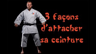 3 façons dattacher sa ceinture [upl. by Traver410]