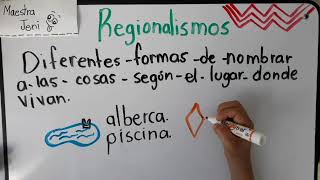 Regionalismos Primer grado [upl. by Ahsinar]