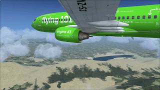 Kululacom 737800 Flight from Johannesburg to Cape Town [upl. by Idas]