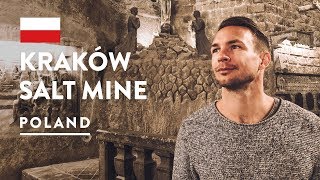 MUST VISIT Krakow Salt Mines  Wieliczka Salt Mine Tour  Poland Travel Vlog 2018 [upl. by Llevad]