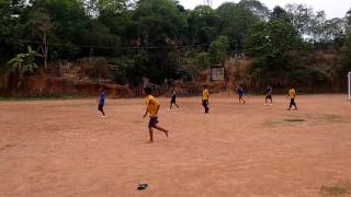 dakshana jnv kottayam football 201315 bisho farewel match [upl. by Anniram]