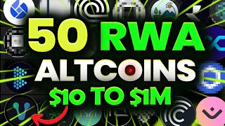 🔥THESE 50 RWA Altcoin Will Be Bigger Than BITCOIN In 2024 Better than AI amp DePIN Crypto [upl. by Durston]