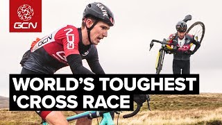 Racing The Worlds Toughest CycloCross Race  GCN Presenter Challenge [upl. by Pals]