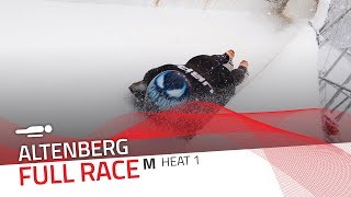 Altenberg  BMW IBSF World Cup 20182019  Mens Skeleton Heat 1  IBSF Official [upl. by Agiaf]