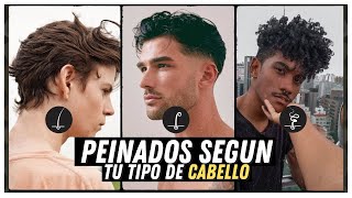 MEJORES PEINADOS PARA HOMBRES SEGUN TU TIPO DE CABELLO LACIO ONDULADO CRESPO CHINO [upl. by Atinor277]