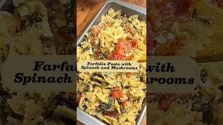 Farfalle Pasta Recipe 🍝 pastarecipe nomeat vegetarian pastalover healthylifestyle healthy [upl. by Marta]