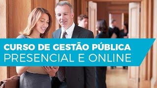 Curso de Gestao Publica  Curso presencial e online  Unipublica [upl. by Ecinev]