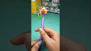 Diy কুমড়ো pen Topper 🎃 diy craft pentopper airdryclay youtubeshorts [upl. by Ajet]