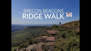 Brecon Beacons National Park South Wales Day hike from Talybont reservoir wellbeing greenspaces [upl. by Ainosal]